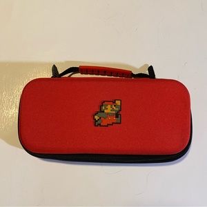 Nintendo Switch canvas case with zip pocket NWOT, 8-Bit Super Mario logo…